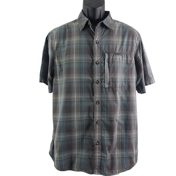 Columbia Omni-Wick Advanced Evaporation Men’s Short Sleeve Vented Outdoor Shirt - Picture 12 of 16